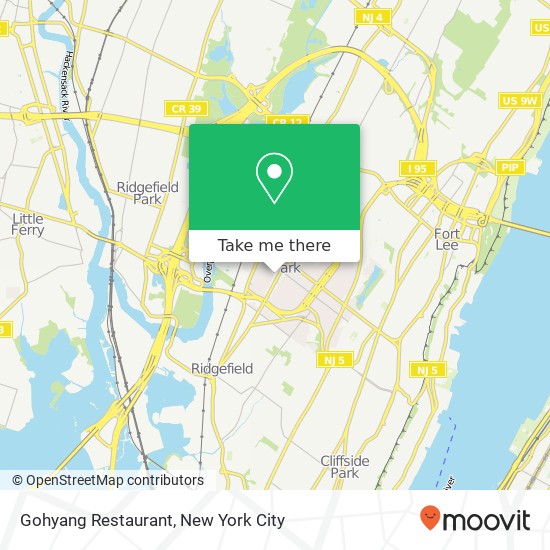 Gohyang Restaurant map