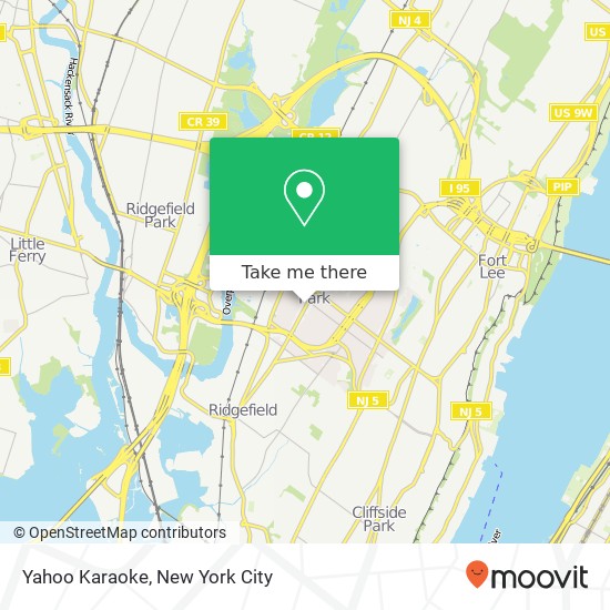 Yahoo Karaoke map