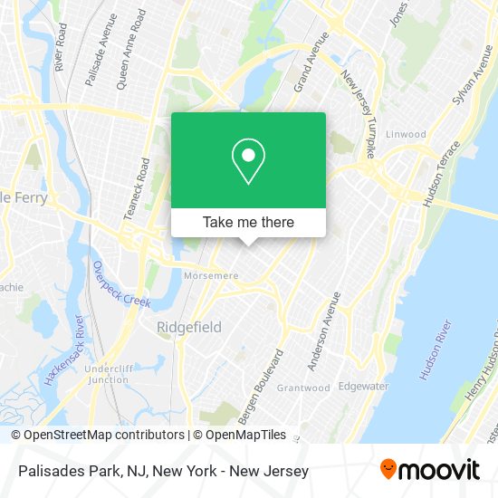 Palisades Park, NJ map