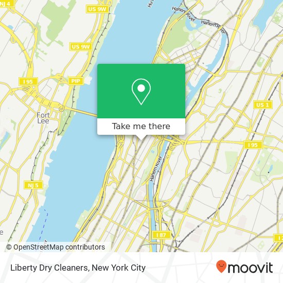 Liberty Dry Cleaners map