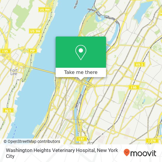 Washington Heights Veterinary Hospital map