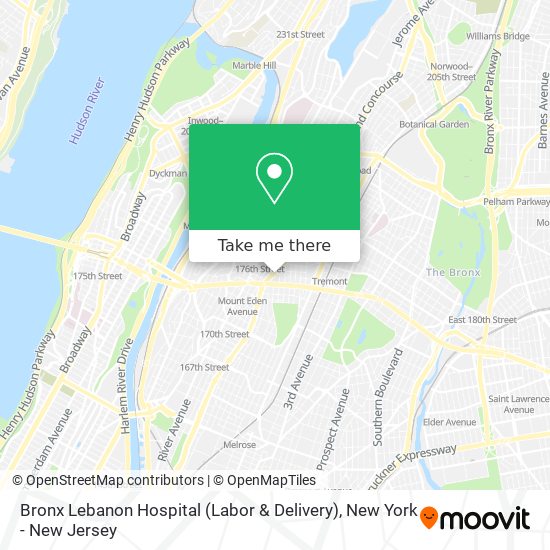 Bronx Lebanon Hospital (Labor & Delivery) map