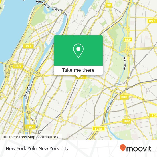 Mapa de New York Yolu