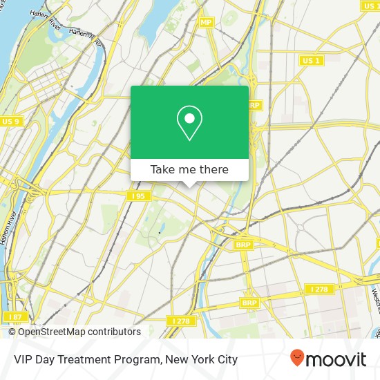 VIP Day Treatment Program map