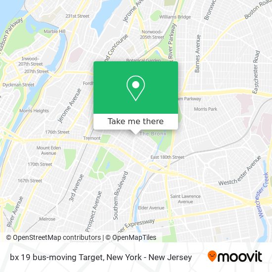 bx 19 bus-moving Target map