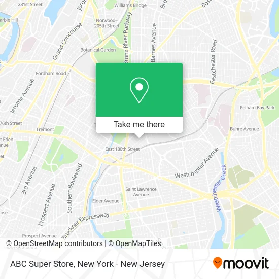 ABC Super Store map