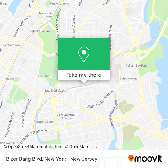 Bizer Bang Blvd map