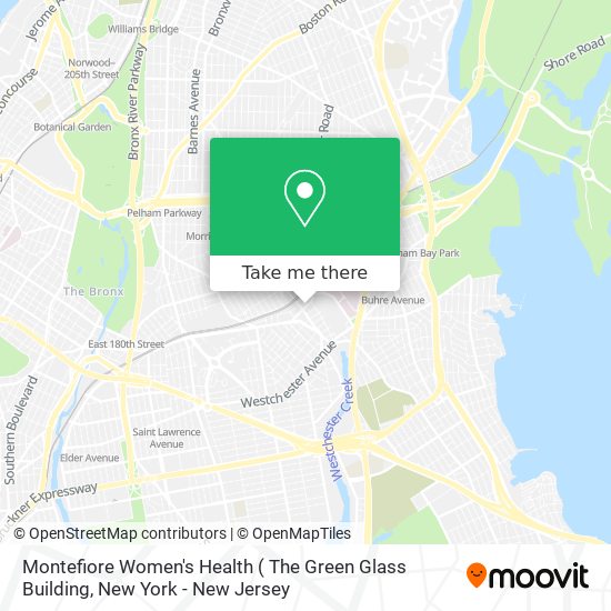 Montefiore Women's Health map