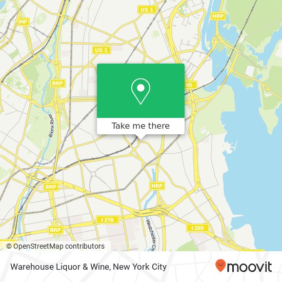 Warehouse Liquor & Wine map