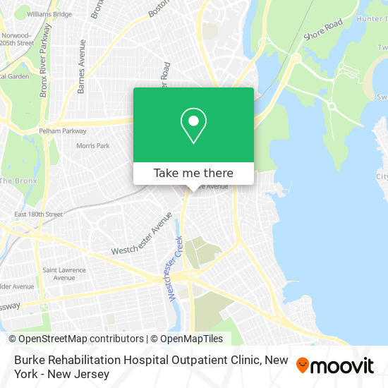 Burke Rehabilitation Hospital Outpatient Clinic map