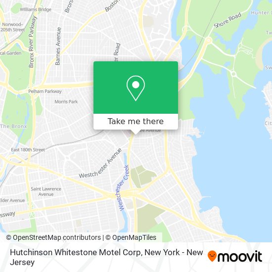 Mapa de Hutchinson Whitestone Motel Corp