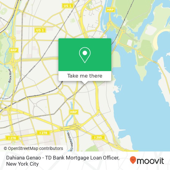 Dahiana Genao - TD Bank Mortgage Loan Officer map