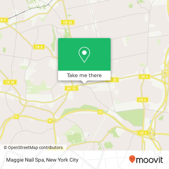 Maggie Nail Spa map