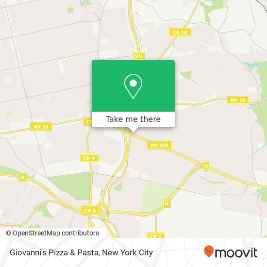 Mapa de Giovanni's Pizza & Pasta