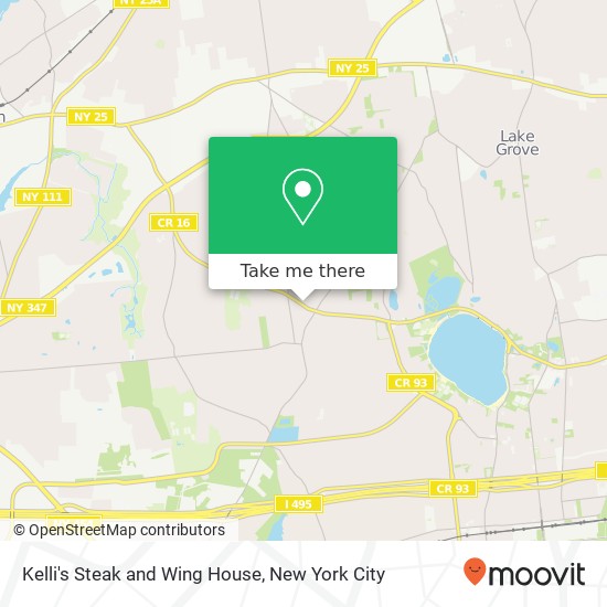 Mapa de Kelli's Steak and Wing House
