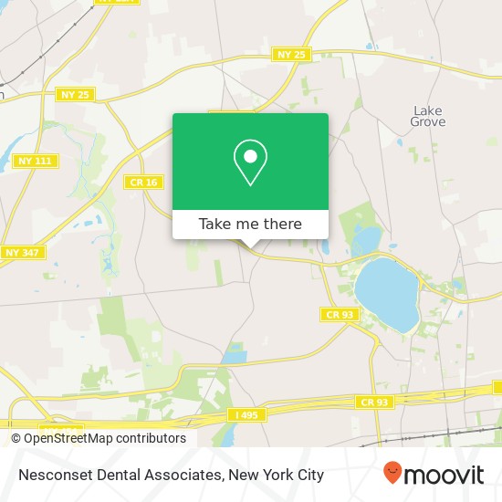 Mapa de Nesconset Dental Associates