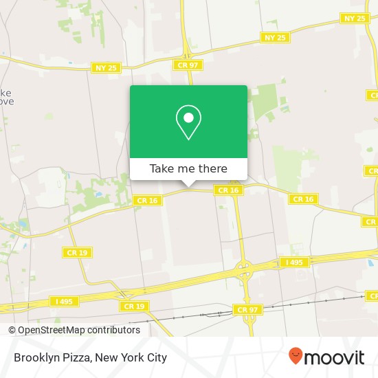 Mapa de Brooklyn Pizza