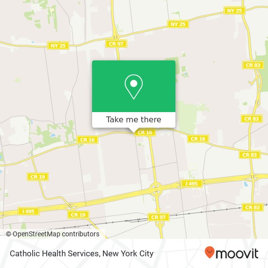 Mapa de Catholic Health Services