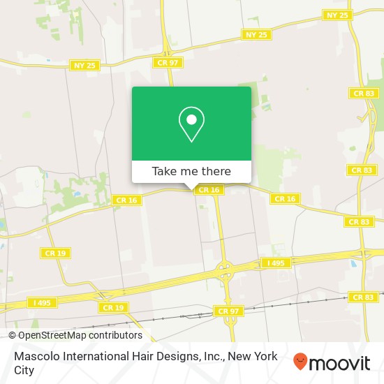 Mapa de Mascolo International Hair Designs, Inc.