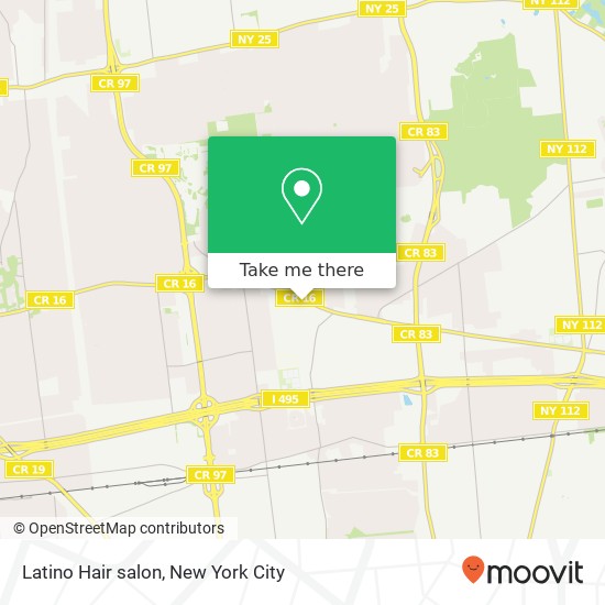 Latino Hair salon map