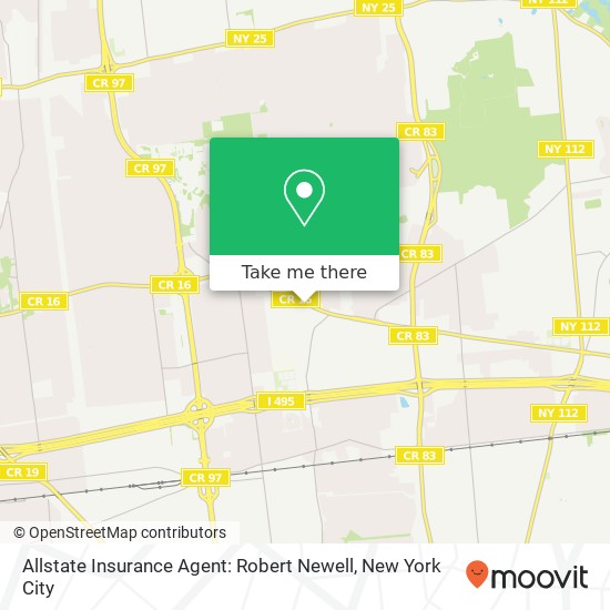 Allstate Insurance Agent: Robert Newell map