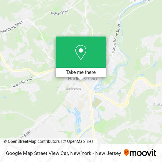 Google Map Street View Car map