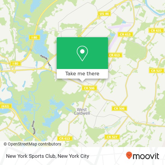 New York Sports Club map