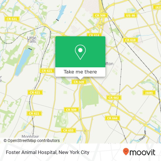 Mapa de Foster Animal Hospital