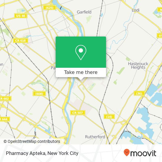 Pharmacy Apteka map