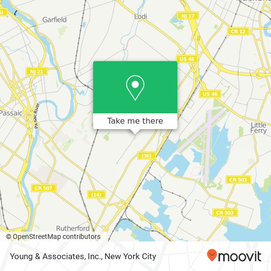 Mapa de Young & Associates, Inc.