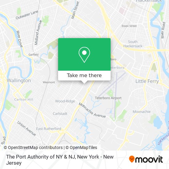 Mapa de The Port Authority of NY & NJ