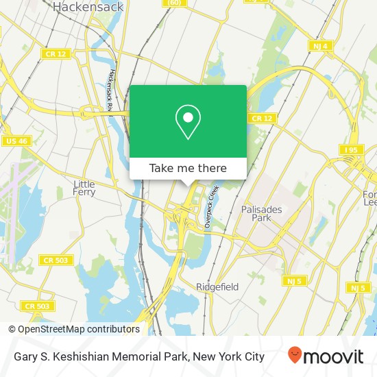 Gary S. Keshishian Memorial Park map