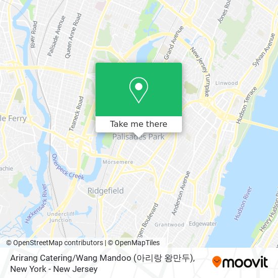 Mapa de Arirang Catering / Wang Mandoo (아리랑 왕만두)