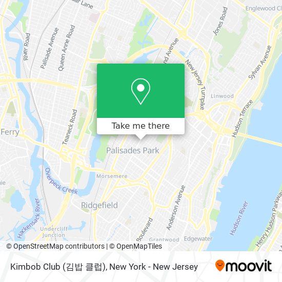 Mapa de Kimbob Club (김밥 클럽)