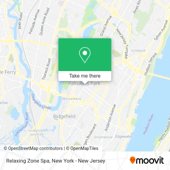 Relaxing  Zone Spa map