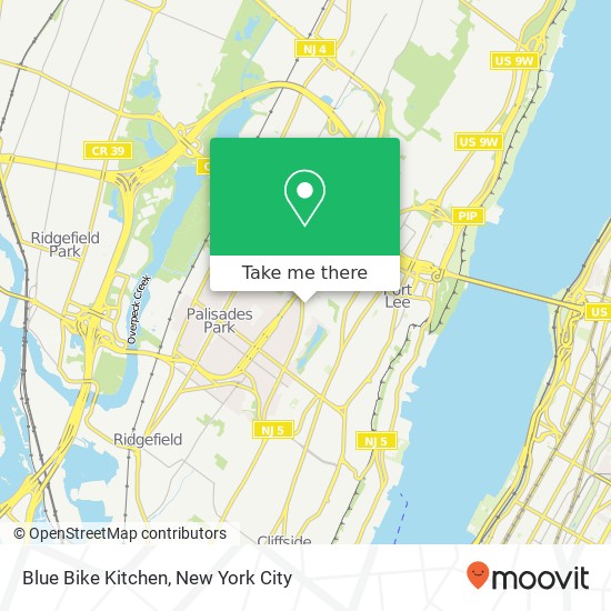 Blue Bike Kitchen map