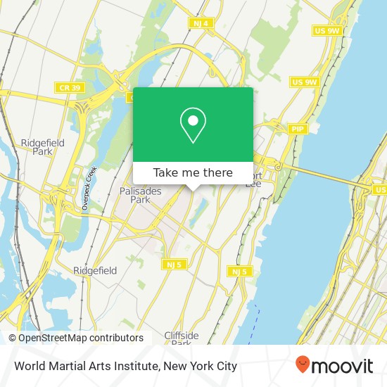 World Martial Arts Institute map