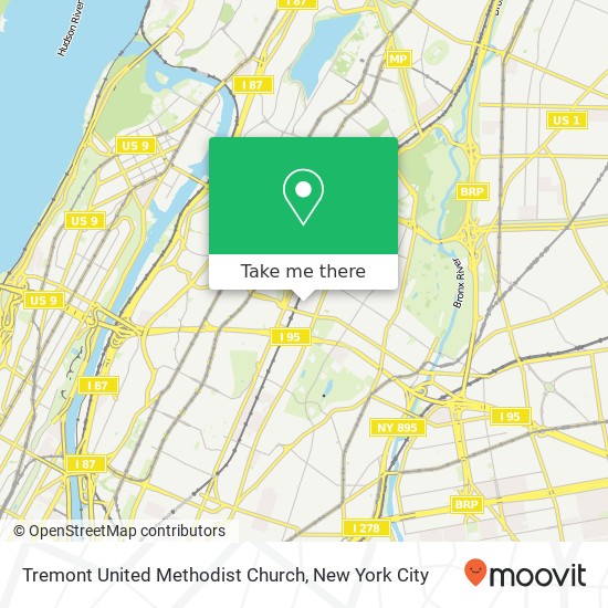 Mapa de Tremont United Methodist Church