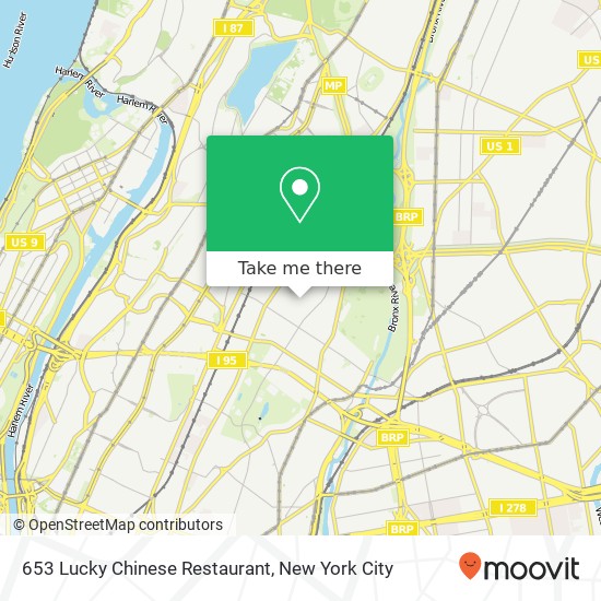 653 Lucky Chinese Restaurant map