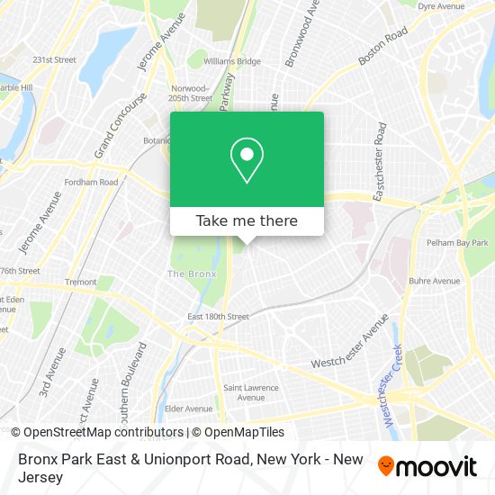 Bronx Park East & Unionport Road map