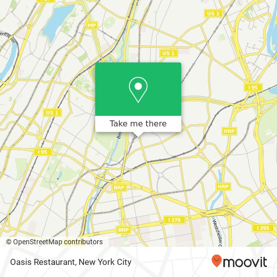 Oasis Restaurant map