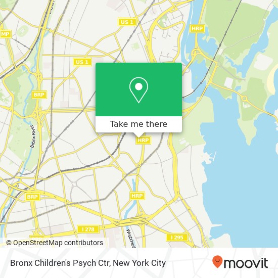 Mapa de Bronx Children's Psych Ctr