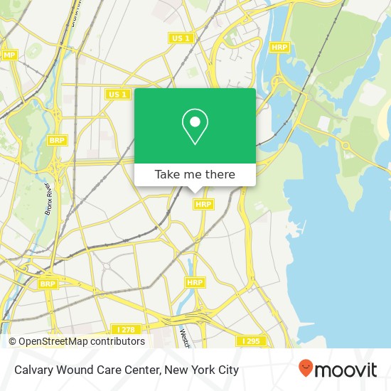 Mapa de Calvary Wound Care Center