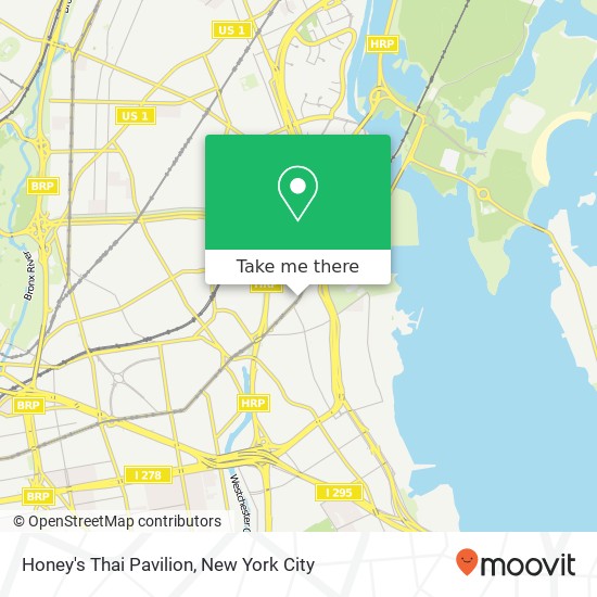 Honey's Thai Pavilion map