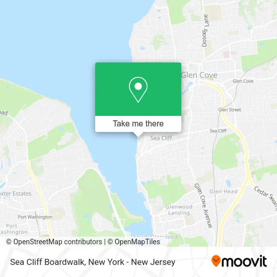 Sea Cliff Boardwalk map