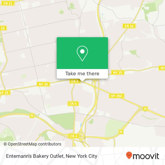Mapa de Entemann's Bakery Outlet