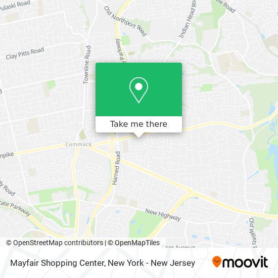 Mapa de Mayfair Shopping Center