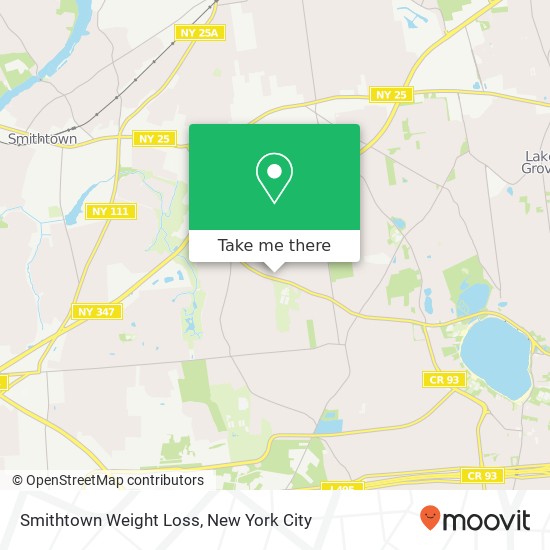 Smithtown Weight Loss map