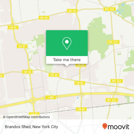 Brandos Shed map