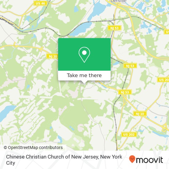 Chinese Christian Church of New Jersey map